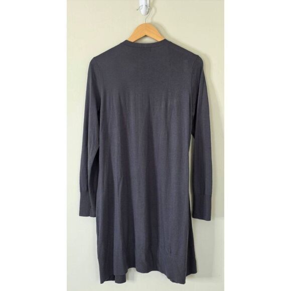 Universal Standard Long Line Knee Length Open Cardigan Sweater Size 2XS Gray - Picture 4 of 6